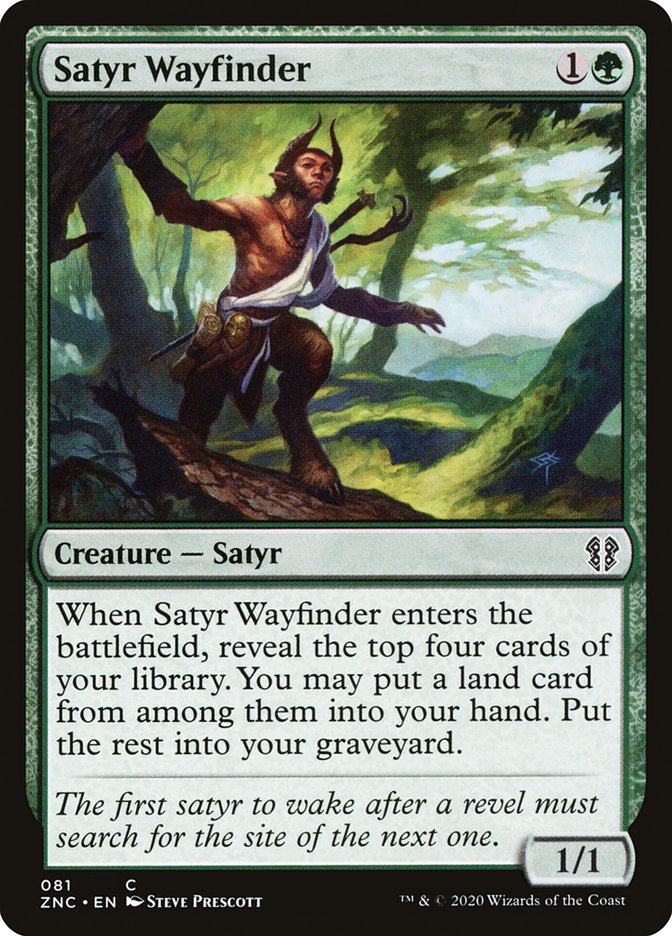 Satyr Wayfinder [Zendikar Rising Commander] 