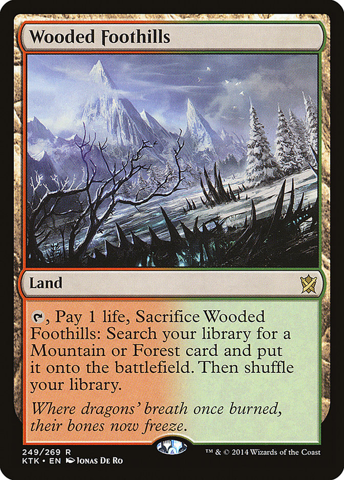 Wooded Foothills [Khans of Tarkir] 