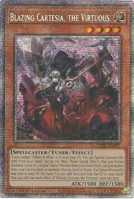 Blazing Cartesia, the Virtuous [DABL-EN011] Starlight Rare 