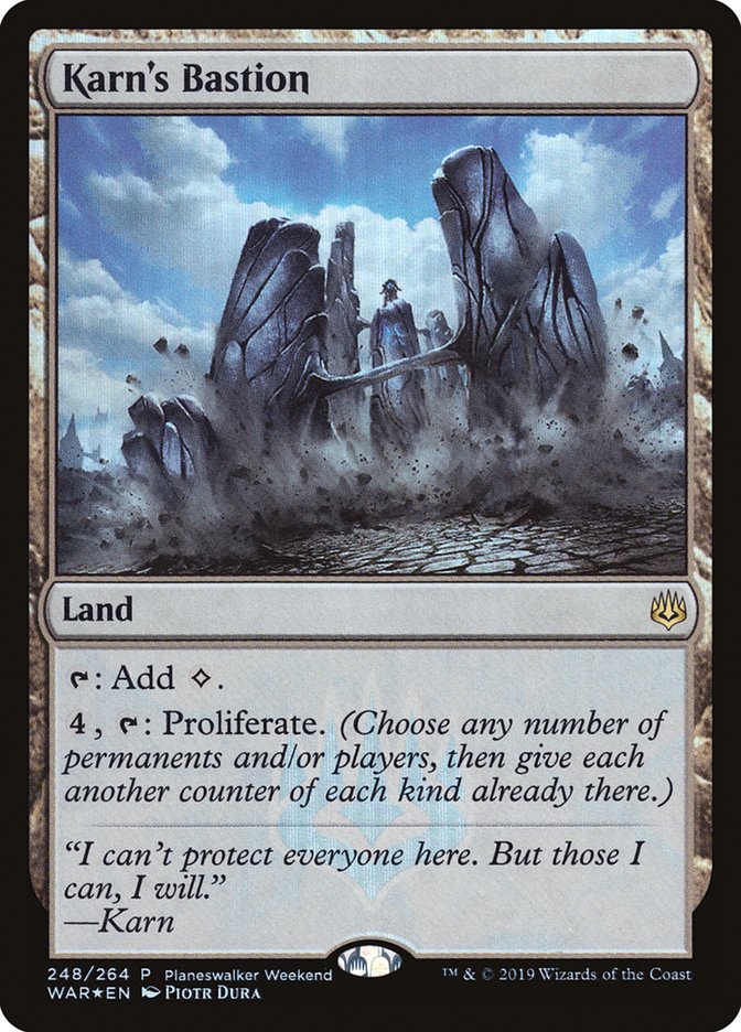 Karn's Bastion (Planeswalker Weekend) [War of the Spark Promos] 