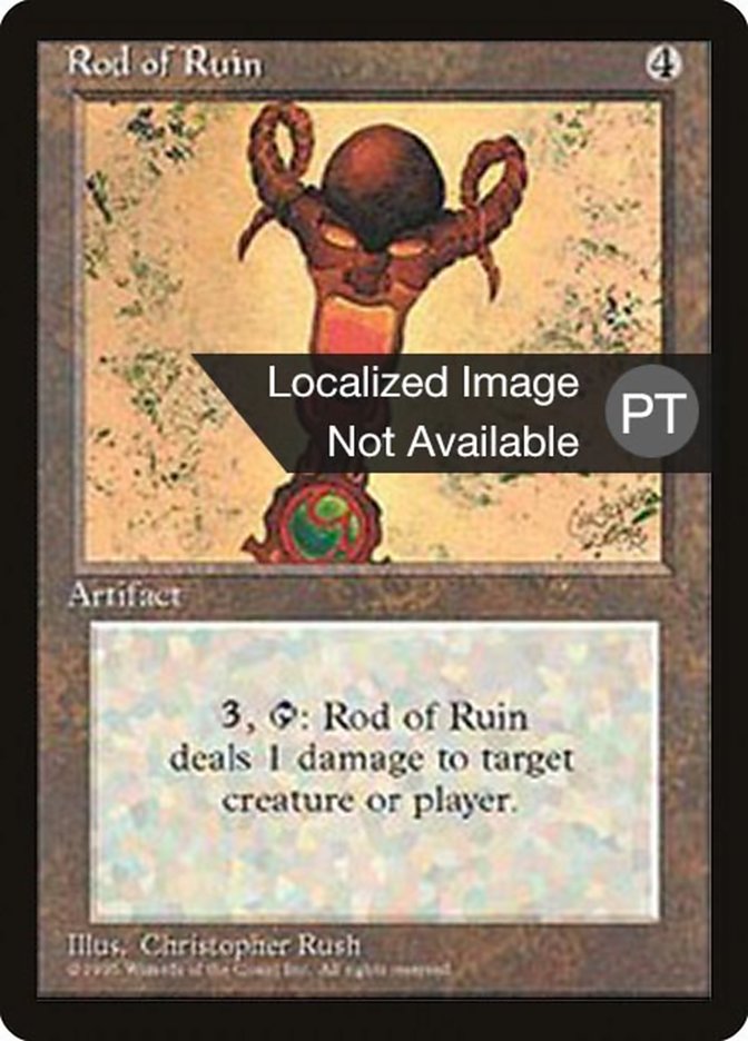 Rod of Ruin [Fourth Edition (Foreign Black Border)] 