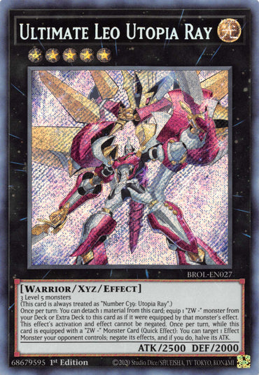 Ultimate Leo Utopia Ray [BROL-EN027] Secret Rare 