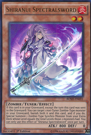 Shiranui Spectralsword [BOSH-EN031] Ultra Rare 