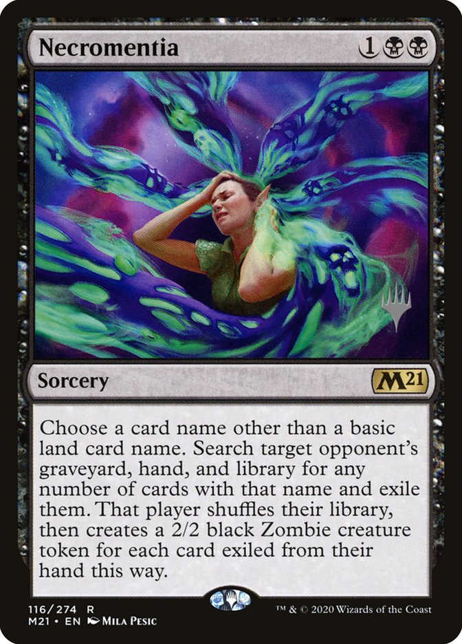 Necromentia (Promo Pack) [Core Set 2021 Promos] 