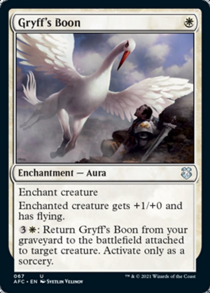 Gryff's Boon [Dungeons &amp; Dragons: Adventures in the Forgotten Realms Commander] 