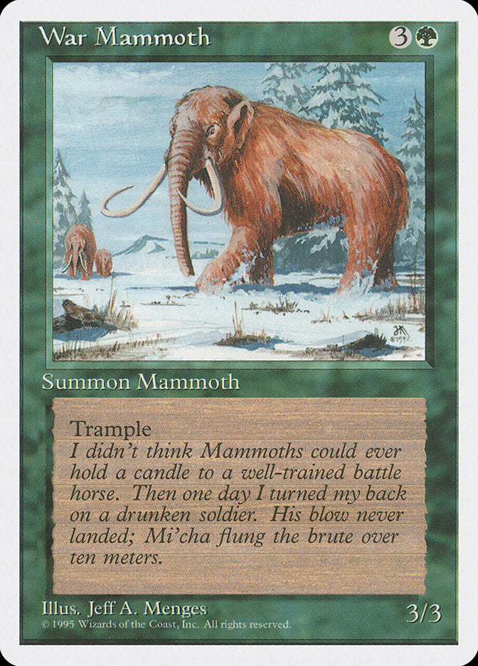 War Mammoth [Fourth Edition] 