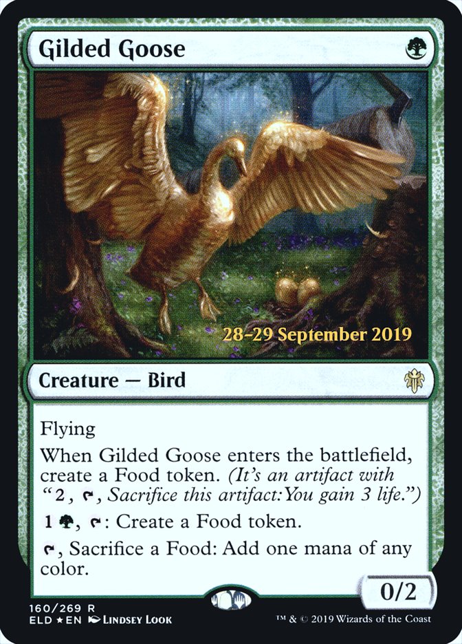 Gilded Goose [Throne of Eldraine Prerelease Promos] 