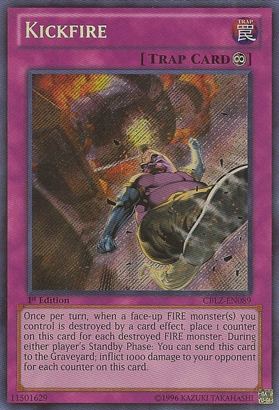 Kickfire [CBLZ-EN089] Secret Rare 