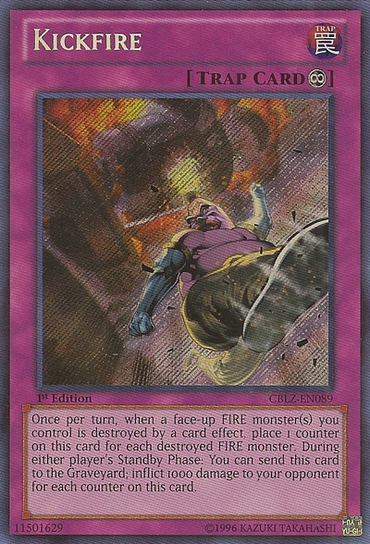 Kickfire [CBLZ-EN089] Secret Rare 
