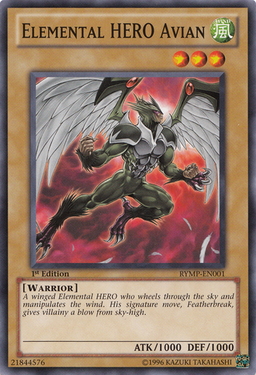 Elemental HERO Avian [RYMP-EN001] Common 