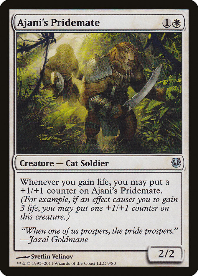 Ajani's Pridemate [Duel Decks: Ajani vs. Nicol Bolas] 