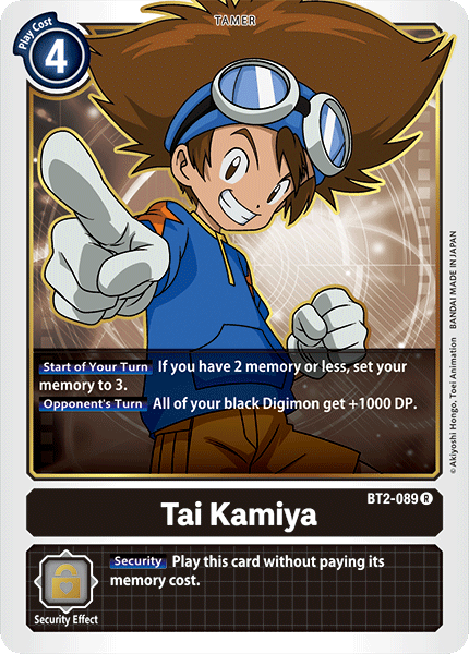 Tai Kamiya [BT2-089] [Release Special Booster Ver.1.0] 