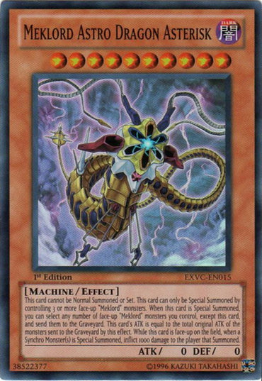 Meklord Astro Dragon Asterisk [EXVC-EN015] Super Rare 