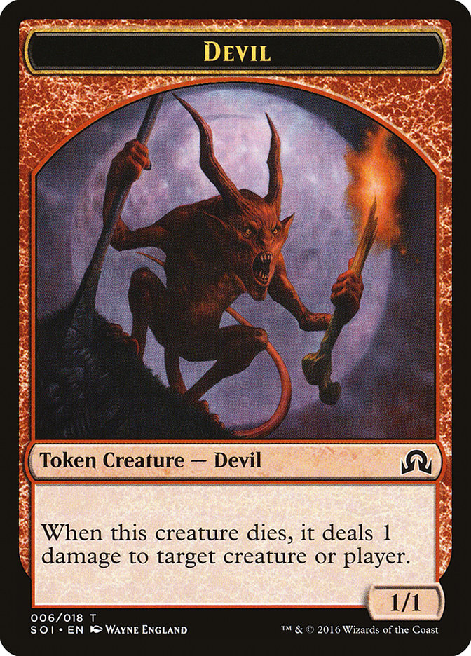 Devil Token [Shadows over Innistrad Tokens] 