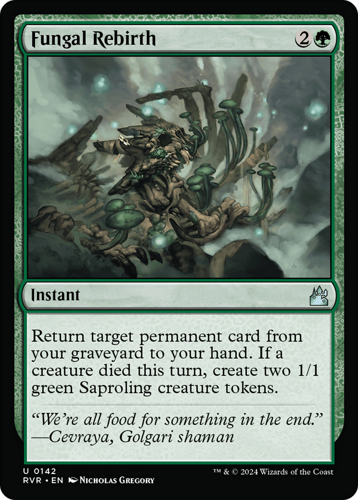 Fungal Rebirth [Ravnica Remastered] 