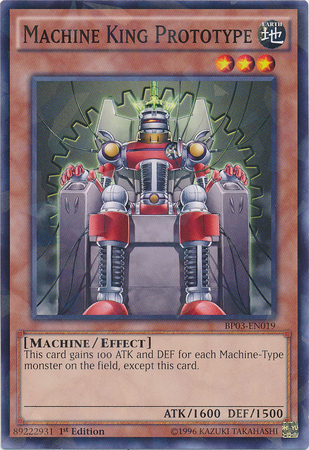 Machine King Prototype [BP03-EN019] Shatterfoil Rare 