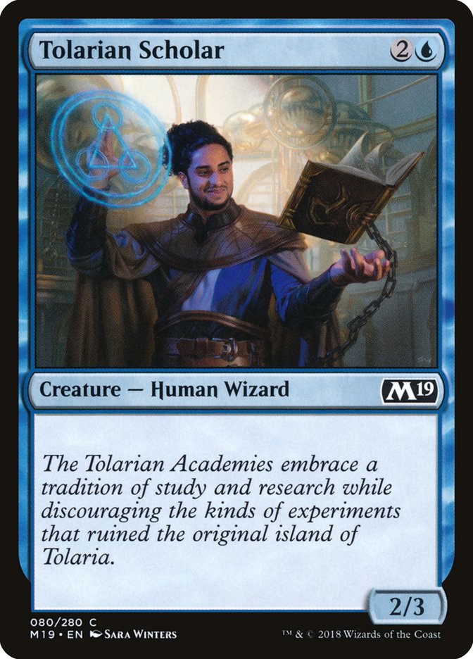 Tolarian Scholar [Core Set 2019] 