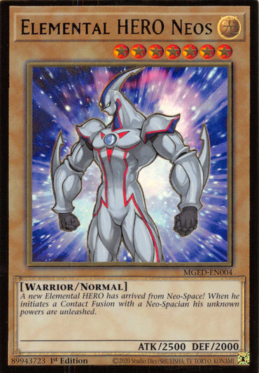 Elemental HERO Neos [MGED-EN004] Gold Rare 