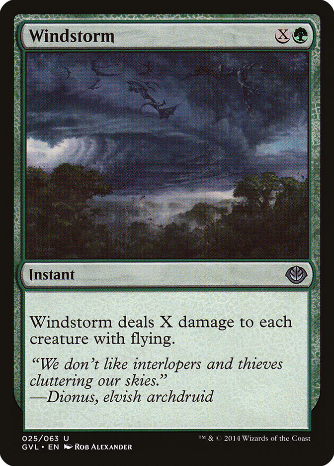 Windstorm (Garruk vs. Liliana) [Duel Decks Anthology] 