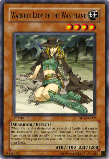 Warrior Lady of the Wasteland [SD5-EN002] Common 