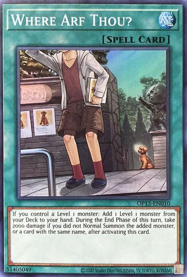 Where Arf Thou? [OP13-EN010] Super Rare 