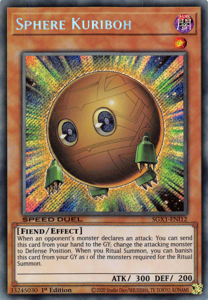 Sphere Kuriboh [SGX1-ENI12] Secret Rare 