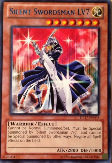 Silent Swordsman LV7 (Blue) [DL17-EN003] Rare 