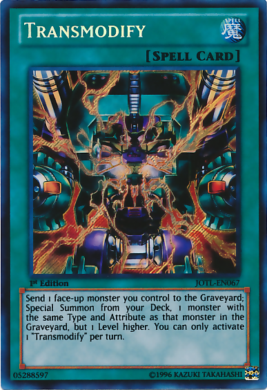 Transmodify [JOTL-EN067] Secret Rare 