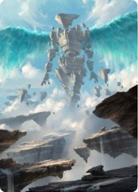 Celestial Colonnade Art Card [Zendikar Rising Art Series] 