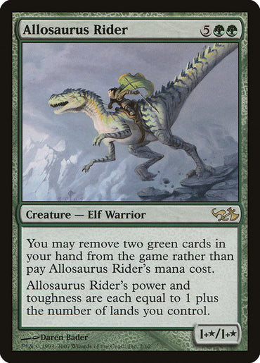 Allosaurus Rider [Duel Decks: Elves vs. Goblins] 