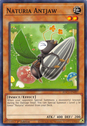 Naturia Antjaw [HAC1-EN097] Common 