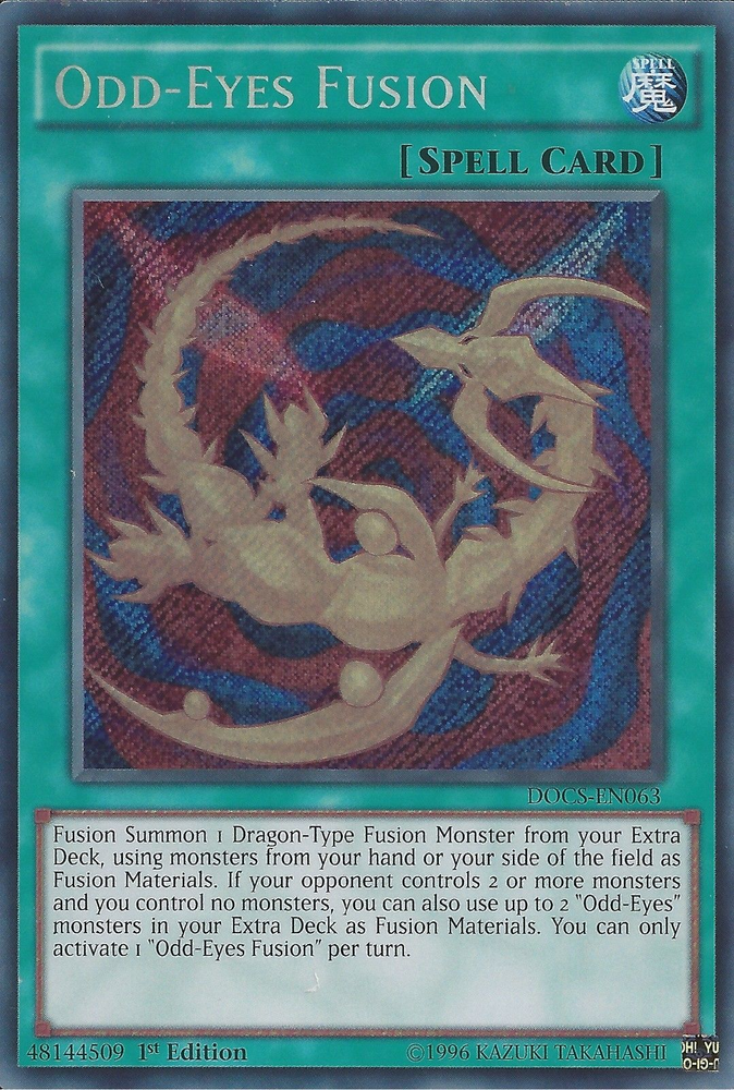 Odd-Eyes Fusion [DOCS-EN063] Secret Rare 