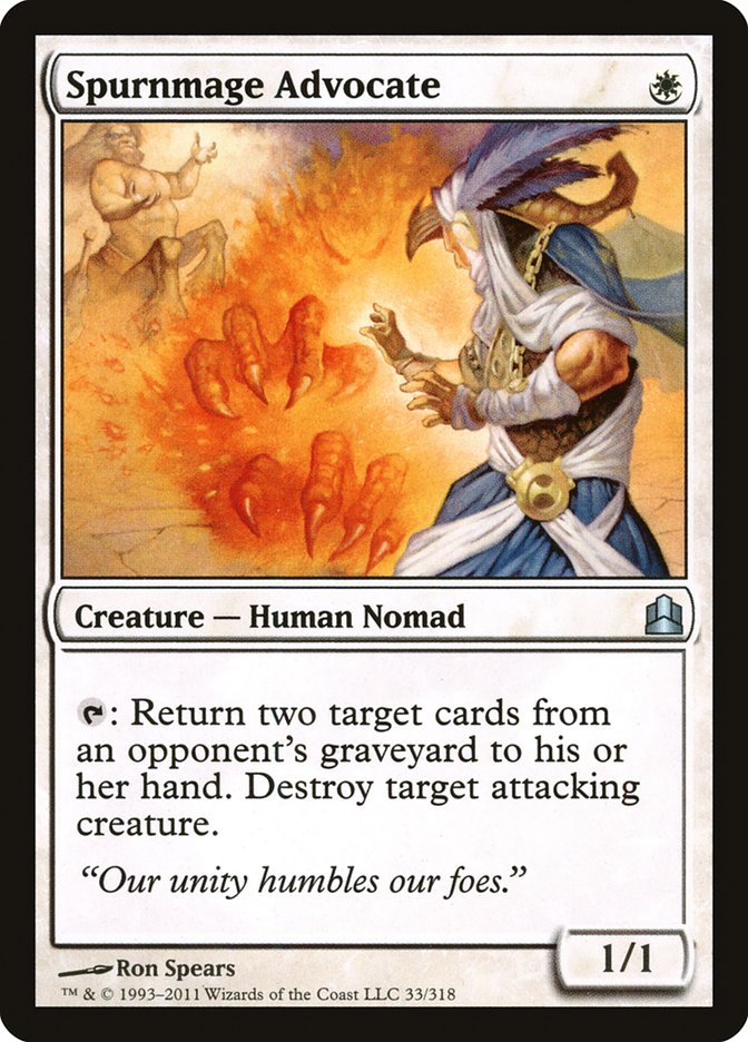 Spurnmage Advocate [Commander 2011] 