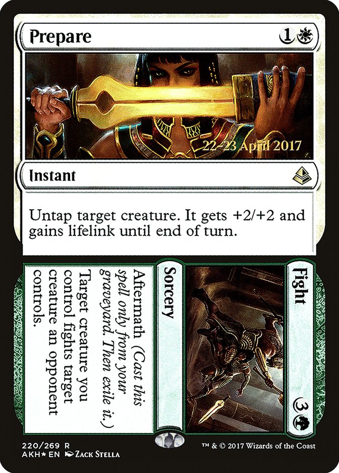 Prepare // Fight [Amonkhet Prerelease Promos] 