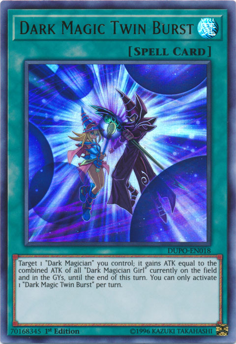 Dark Magic Twin Burst [DUPO-EN018] Ultra Rare 