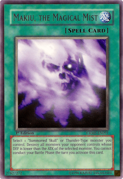 Makiu, the Magical Mist [CRMS-EN091] Rare 