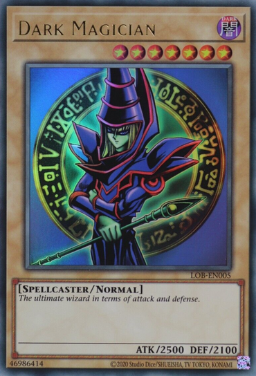 Dark Magician (25th Anniversary) [LOB-EN005] Ultra Rare 