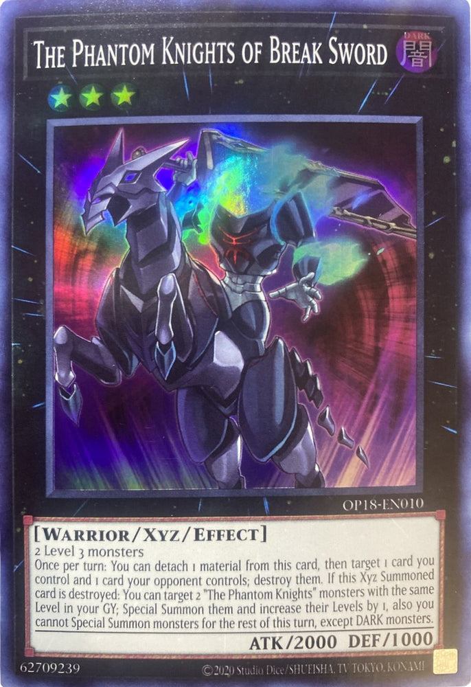 The Phantom Knights of Break Sword [OP18-EN010] Super Rare 
