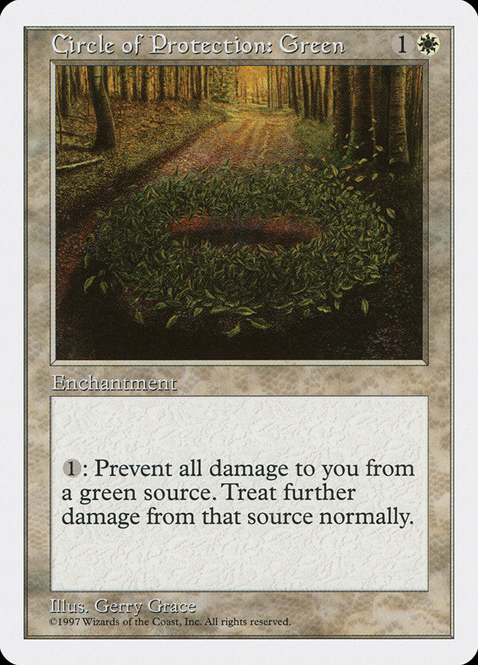 Circle of Protection: Green [Fifth Edition] 