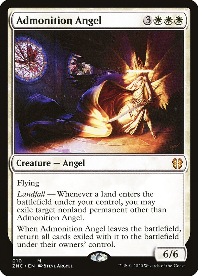 Admonition Angel [Zendikar Rising Commander] 