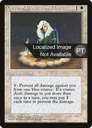 Circle of Protection: Blue [Fourth Edition (Foreign Black Border)] 