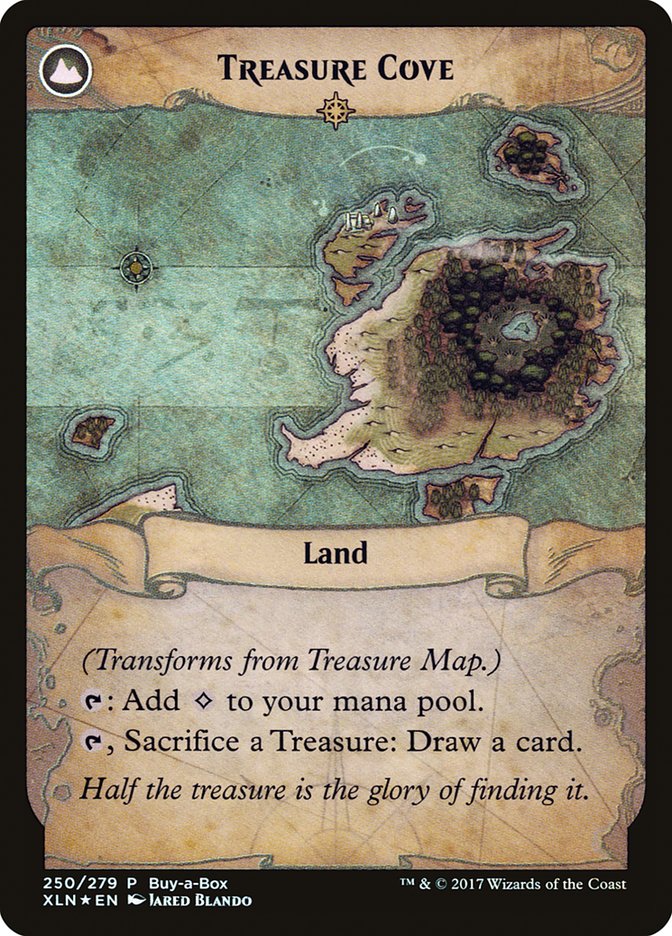 Treasure Map // Treasure Cove (Buy-A-Box) [Ixalan Treasure Chest] 