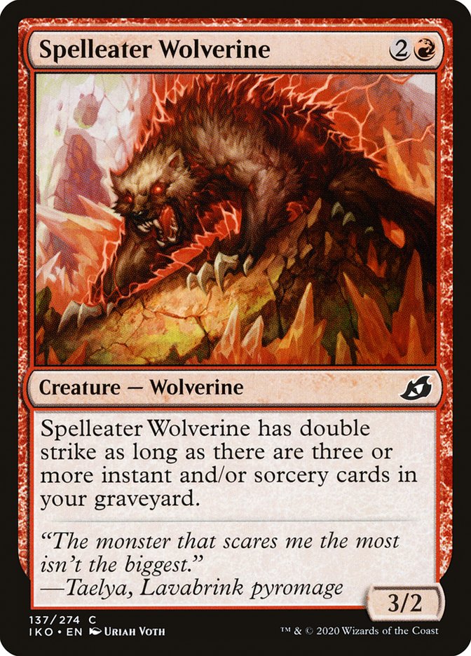 Spelleater Wolverine [Ikoria: Lair of Behemoths]