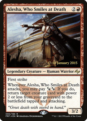 Alesha, Who Smiles at Death [Fate Reforged Prerelease Promos] 