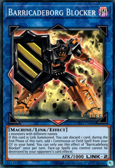 Barricadeborg Blocker [OP15-EN006] Super Rare 