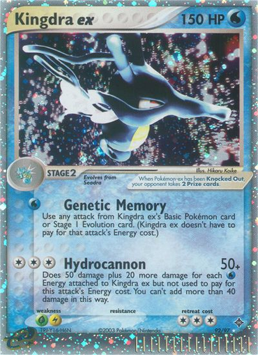 Kingdra ex (92/97) [EX: Dragon]