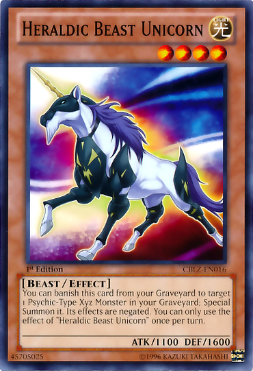 Heraldic Beast Unicorn [CBLZ-EN016] Common 