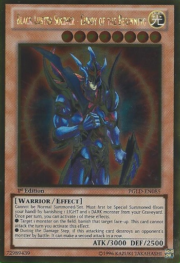 Black Luster Soldier - Envoy of the Beginning [PGLD-EN085] Gold Rare 