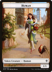 Vraska Emblem // Human Double-Sided Token [Challenger Decks 2020 Tokens] 