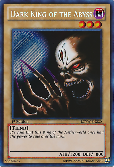 Dark King of the Abyss [LCYW-EN220] Secret Rare 